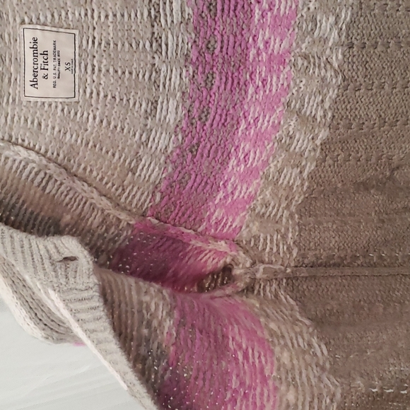 Abercrombie Vintage Fair Isle Wool Blend Cardigan Sweater - Picture 10 of 12